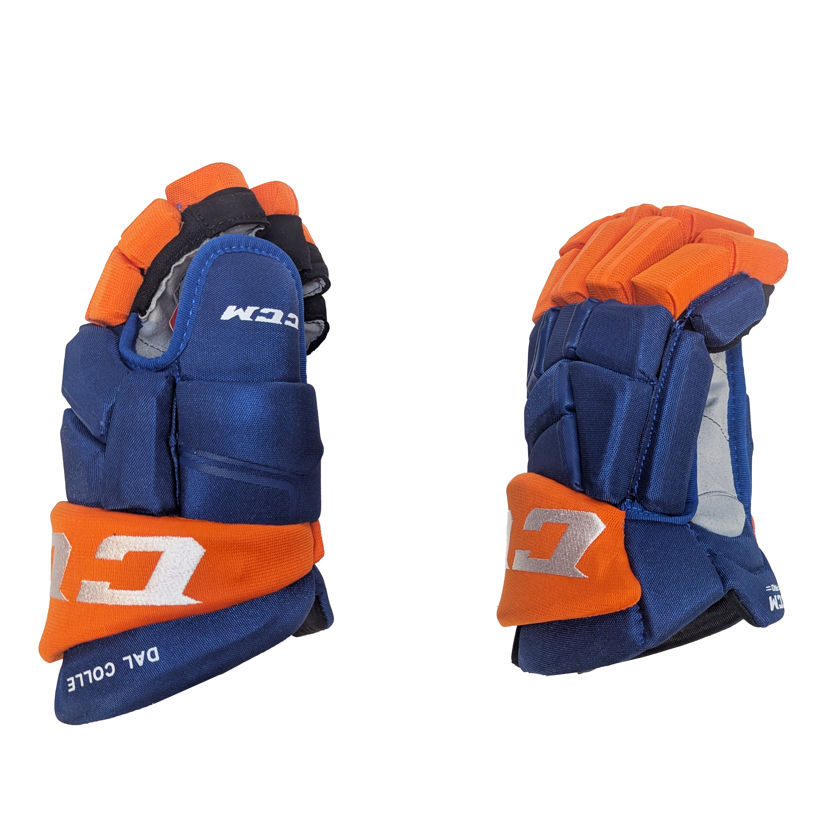 CCM HGQLXP - Gant NHL Pro Stock - Michael Dal Colle (Bleu/Orange)